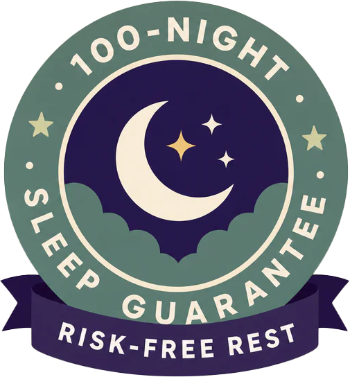 100-Night Sleep Guarantee · Risk-Free Rest