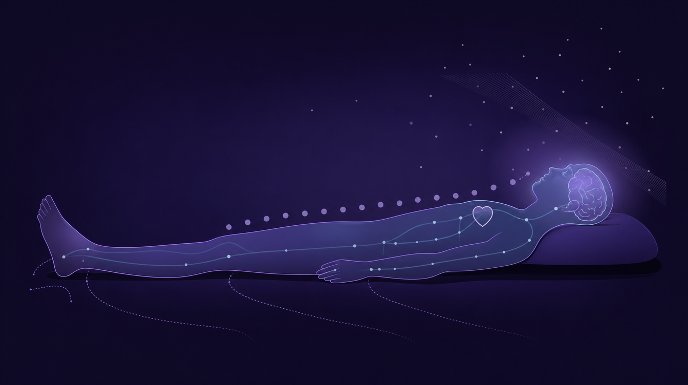 Sleeping body — sleep-supportive system pathways